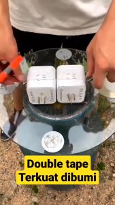 Double Tape Nano Bening 2 Sisi Transparant Sangat Kuat tanpa bekas 3 BERKUALITAS