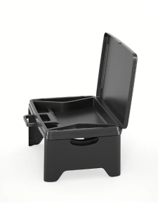 Foldable Bed Table Portable Laptop Bed Table with Storage Box Mini Desk Study Table Beside Folding Table with Handle for Home Dormitory Office Strong Load Bearing