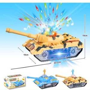 Xe đồ chơi có nhạc đèn tự động tiến lùi âm thanh sinh động (tặng kèm pin)