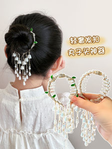 Bellflower Tassel Hair Clip: Korean Style Hair Accessories for Girls' Buns