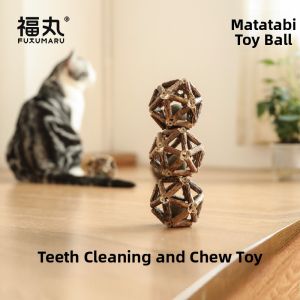 FUKUMARU | Bite-Resistant Minty Ball Interactive Cat Toy