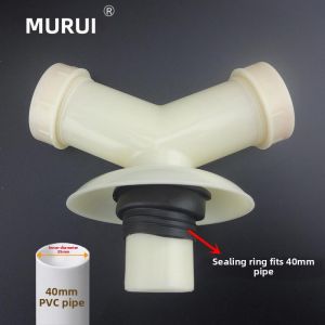 Y-shaped Anti-odor Drainage Pipe Fitting For Washing Machine Floor Drains