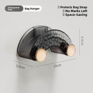 Vilscijon | Multi-Function No-Drill Wall Hook for Bags Headphones Hats Ties and Scarves