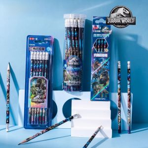 Jurassic Dinosaur HB Pencil Hexagonal Bar Easy to Sharpen Non-Breakable Learning Prize for Primary School Students