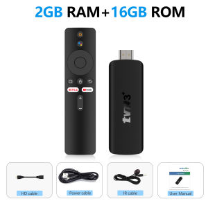 Mortal TVR3+ Android 14 TV Stick 8K Full HD WiFi 6 Wireless Media Player Google Voice Netflix BT5.0 Dual-UI Interface RK3518