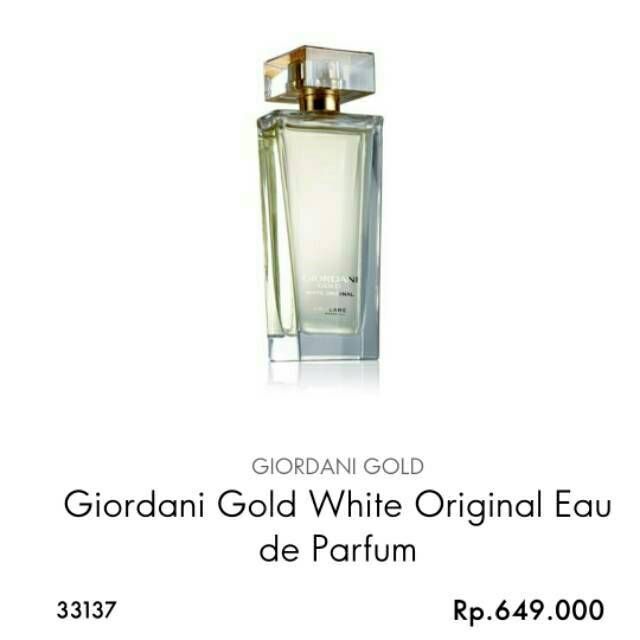 Wewangian Giordani Giordani Gold White Original Eau De Parfum Gold