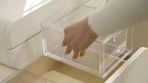 Clear Storage Drawer Organizer for Nursery Bottle Station Pull-Out Drawer Organizer for Bathroom Vanity Kitchen Pantry & Cabinet
