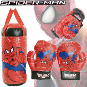 Mainan Anak Samsak Boxing Set Laki Tinju Sarung Tangan Olahraga Spider