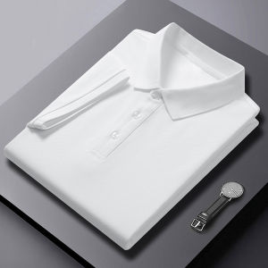 WANTELU | Áo Polo Nam Tay Ngắn Trắng Đơn Giản Mùa Hè