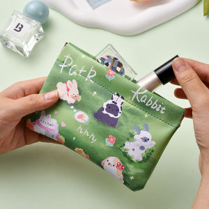 Shrapnel Cute Wired Headset Data Cable Cosmetics Bag Large Capacity Lipstick Cosmetic Brush Portable Automatic Closed Bag