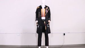 Game Honkai Star Rail Caelus Stelle Cosplay Costumes Men Top Shorts Suit Halloween Party Uniform Men Carnival Outfits