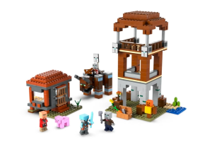LEGO MINECRAFT 21278 Đồ Chơi Lắp Ráp Trạm Canh Của Kẻ Cướp Và Quái Thú Ravager (665 chi tiết)