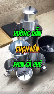 Nén phin nhỏ lõi chặn phin inox size 6789 cứng cáp bền dùng cho phin cà phê inoxnhôm Mixmore