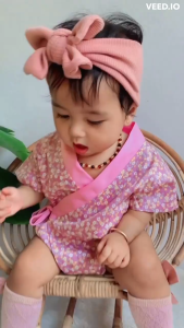 Gamis Bayi Perempuan 6 12 Bulan Nabila Set