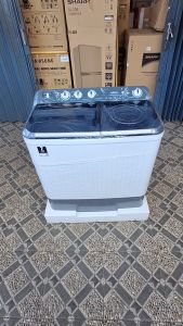 Mesin cuci 2 Tabung AQUA AQW 1030 HT Hijab Series Fresh Air System 10 KG