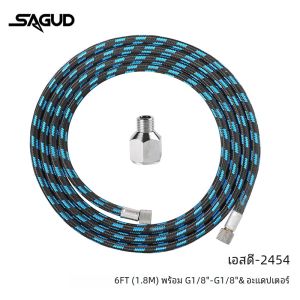 Airbrush ท่อ 1/8 "3 M ไนลอน Braided Air ท่อมาตรฐาน 1/8"-1/4 "อะแดปเตอร์สําหรับ Air Compressor การเชื่อมต่อ Airbrush อุปกรณ์เสริม