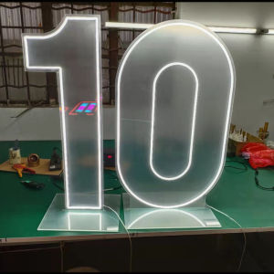 Marryme Proposal Light Love Letter Light LED Neon Light 10 Th Birthday Digital Light 520 Led Luminous Characters Customized