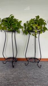 ชั้นวางกระถางต้นไม้ ขาตั้งกระถางดอกไม้โลหะ รับน้ำหนักได้มาก สำหรับตกแต่งบ้าน สวน ระเบียง