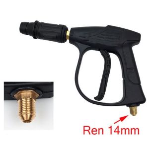 Súng rửa xe HÀNG LOẠI 1 Súng ĐEN rửa xe áp lực cao ren ngoài 22mm và 14mm