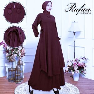 GAMIS MALAYSIA TERBARU GAMIS CRINGKLE PREMIUM SERAGAM PENGAJIAN GAMIS LEBARAN 2026 BUSUI NYAMAN COD