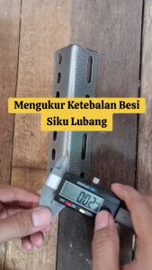 TOKO PAS 23 | BESI SIKU LUBANG PANJANG 30cm 30 cm TEBAL 2mm WARNA HAMMERTONE