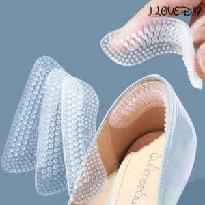 แผ่นรองส้นเท้าสติกเกอร์รองส้นเท้าซิลิโคนอัพเกรด 1คู่ ผู้หญิง ผู้ชาย แผ่นรองส้นเท้ากันลื่น - 1 แผ่น 1 ตัวป้องกันการดูแลส้นเท้า