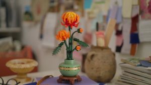 [HAPPY BRICKS] LEGO ICONS 10368 - CHẬU HOA CÚC ĐẠI ĐÓA - CHRYSANTHEMUM