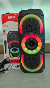 SKG ลำโพง บลูทูธ 4 นิ้ว x2ดอก (10W RMS x2) รุ่น KG-069 สีดำ