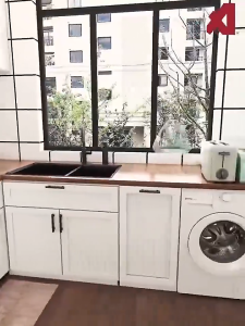 4/5Layers Foldable Movable Trolley Kitchen Rack Shelf with Roller Storage Rack Barang Serbaguna Rak Besi Microwave Shelf