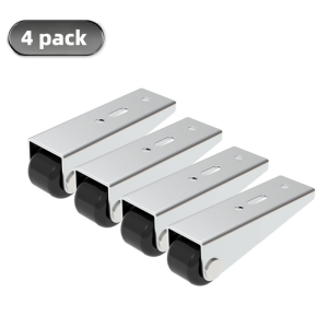 4pcs Doors Sinking Repair Caster Wheels Support Door Droop Pulley With Screws Silent Rubber Wheel Wooden Furniture Drawer Caster