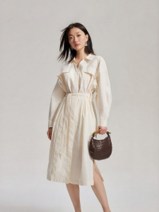 Vero Moda | Casual Summer Dress Long Sleeve Loose Shirt-style