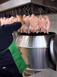 Commercial Single Hook Hanging Rack for Roast Duck Beef Pork BBQ Skewer Hotel Kitchen Cooking Utensil Small Size