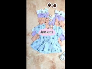 Setelan Anak Bayi Perempuan / Baju Anak Bayi Bahan Katun Rayon Viscose Motif Bunga Grace Estimasi Usia 0-9 Bulan