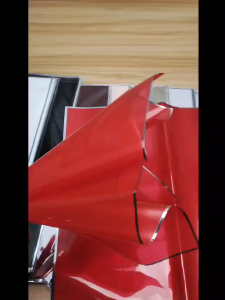 【20pcs】58*58cm Silver Edge Waterproof Bouquet Wrap Paper Gift Wrapping Paper Frosted Flower Paper