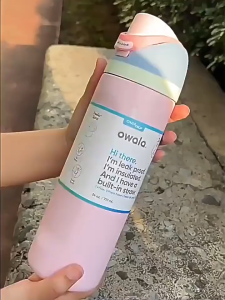 Owala Solid Color Basic Insulated Water Bottle 24oz 32oz FreeSip Stainless Steel Tumbler