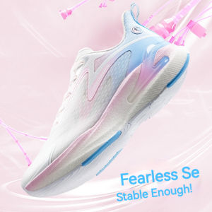 QiaoDan Fearless SE Stabilizing Running Shoes Women Sneakers With Rebound Technology Breathable Comfortable Sports Sneaker Wear-resistant XM16240202F