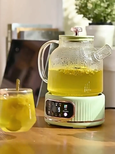 110V/220V MultiFunction Health Kettle Temperature Adjust Glass Tea Maker Appointment Flower Teapot Portable Electric Kettle 1L