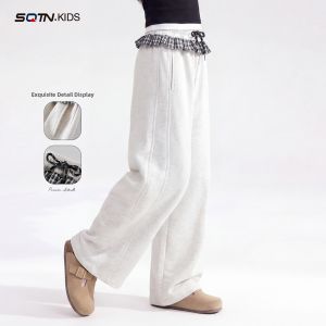 SQTN.KIDS | Autumn New Stylish Korean Style Girls Sporty Pants