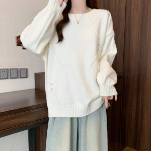 Stylish Design Loose Knit Sweater
