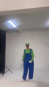 Halloween Performance Props cosplay Costume Cartoon Anime Mario Costume Super Mary Clothes