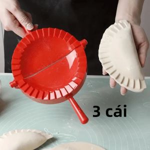 Bộ Khuôn Làm Bánh Bao Bằng Nhựa 3 Món Dụng Cụ Làm Bánh Bao Thủ Công Đa Năng Dễ Sử Dụng Tiện Lợi