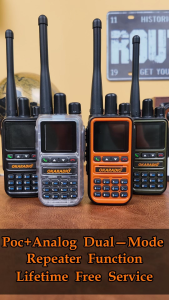 OKARADIO U88 Global Walkie Talkies Network UHF Radio Dual Mode 5000KM Long Range 400-480MHz 4G LTE POC Radio No Distance Limit Two-Way Radios Rechargeable Type-C Long Standby Battery