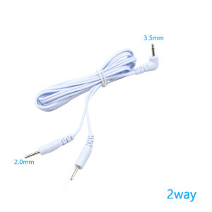 YINHANG | 2/4-Way 3.5mm Plug Electrical Nerve Muscle Stimulator Wires for Tens Massager Electrode Cable Line Compatible with Electrode Pad