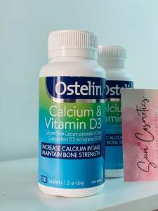 Canxi Ostelin Calcium & Vitamin D3 bầu 130 viên