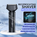Showsee Electric Shaver F602 Men Beard Trimmer Shaving Machine 3D Triple Blade Floating Razor Wet & Dry Shaving Portable Shaving Machine for Travel Business Trip. 