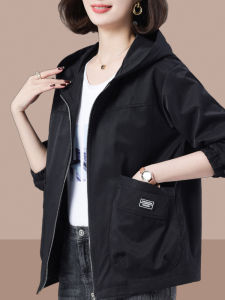 Shalldoer | Áo Khoác Ngắn Hooded Dành Cho Phụ Nữ Trung Niên và Người Cao Tuổi
