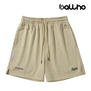 บาสเก็ตบอลผู้ชาย Ballho กางเกงขาสั้น ระบายอากาศได้ดี ฟิตเนสวิ่งกีฬายาวปานกลาง หลวม การฝึกอบรมห้าจุด กางเกง ฤดูร้อน สินค้ามาใหม่