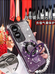 Ultra-Thin Magnetic Absorption Silicone Phone Case for Huawei Honor X50i with Airbag Shockproof Luxury Fashion Creative Design