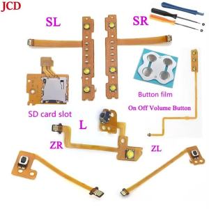 Left Right Joy-Con Replacement ZL ZR L SL SR On Off Volume Button Key Ribbon Flex Cable For Nintend Switch NS JoyCon Controller