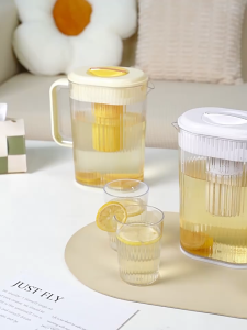 🇸🇬SG Ready Stock🇸🇬 Transparent Leakproof Large Capacity Cold/Hot Water Pitcher Jug with handle